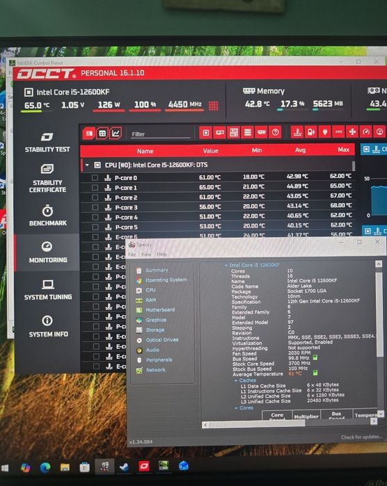 I5 12600KF 32GB Ram Ddr5 rx 9060 xt garantie Descrierea!