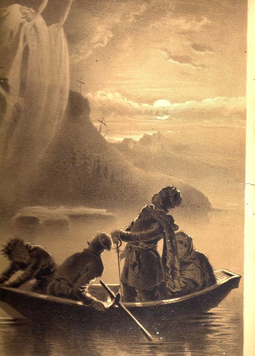 Гравюра офорта художника Маковский В.Е. картина рис. антиквариат 1874г