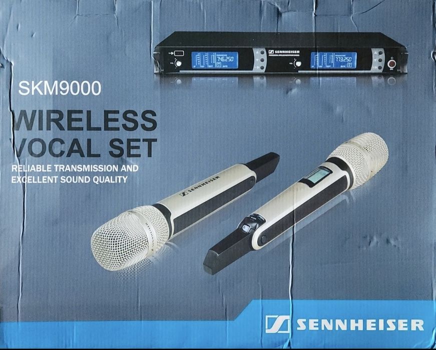Set 2 Microfoane Fără Fir Sennheiser SKM9000 Vocal Set – Complet