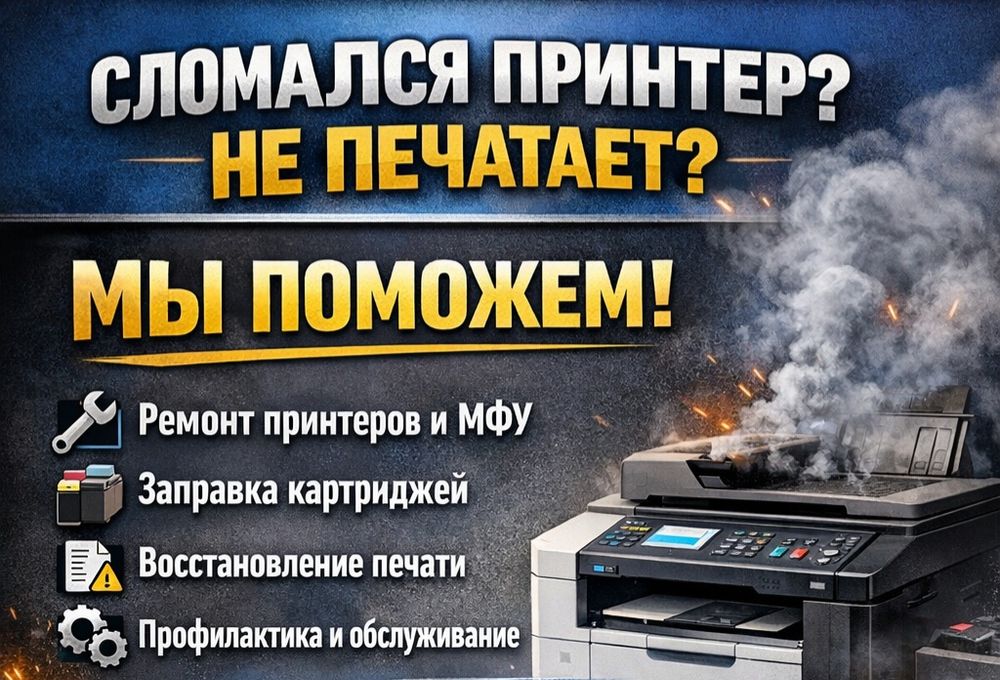 Ремонт принтеров и картриджей