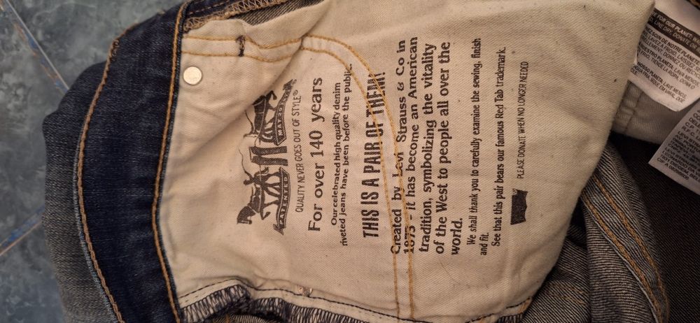 Blugi Levi's 511 Barbati albastru inchis