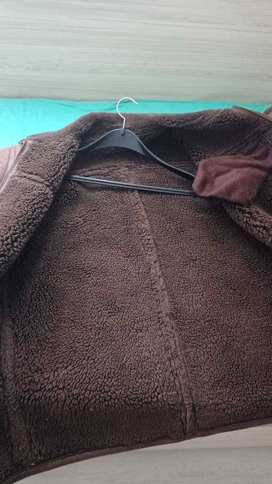 Мъжка шуба от изкуствена кожа