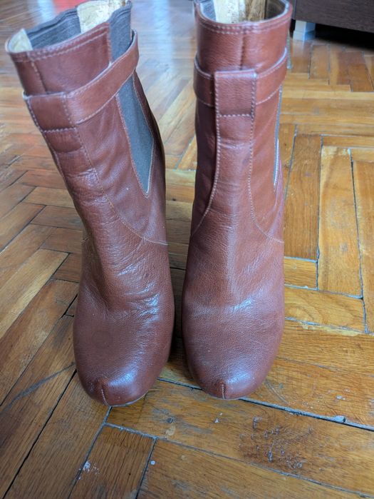 Botine din piele Nine West