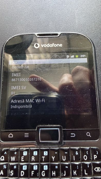 Vând Telefon de Colecție: Vodafone Smart Chat cu Tastatură QWERTY fizică