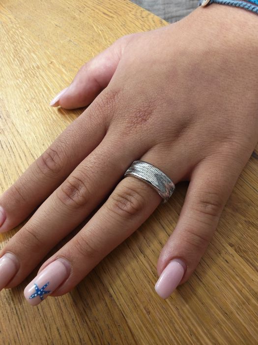 Inel one size fits all, superb, aur 18kt, unisex!