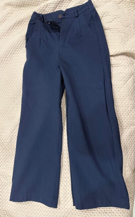 брюки темно синие