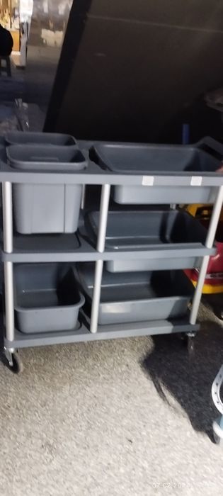 Тележка для сбора  еды отель ресторан