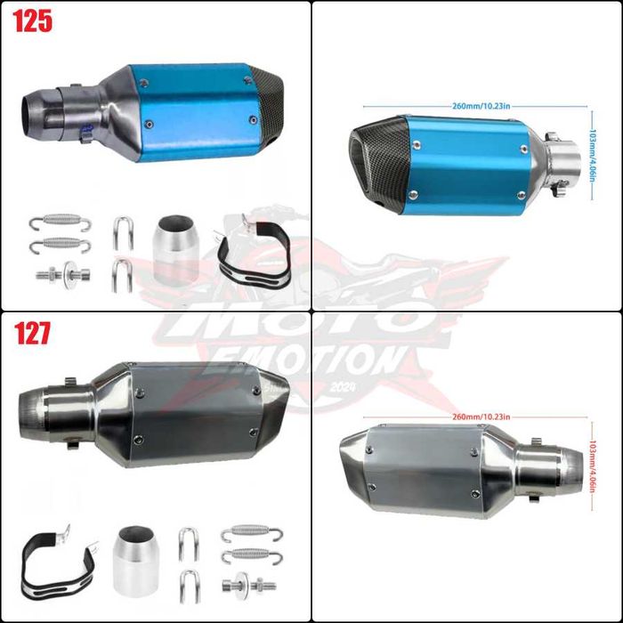 Гърне Ауспух за Мотоциклет Мотор