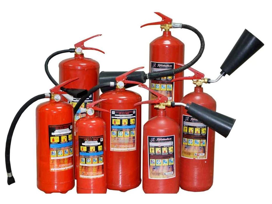 Огнетушители, противопожарный инвентарь