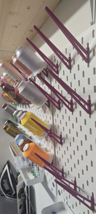 Ikea Skadis suport bobine ata 15cm
