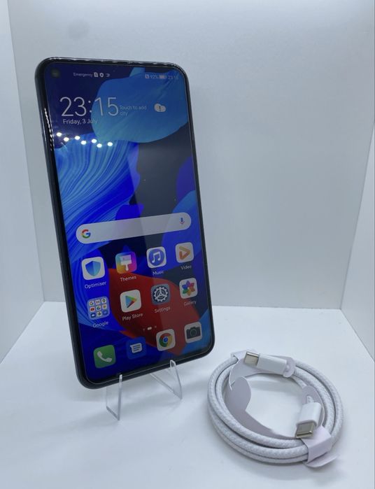 Huawei NOVA 5T Black - 128 GB – Cablu Încărcare Nou si folie de sticla cadou