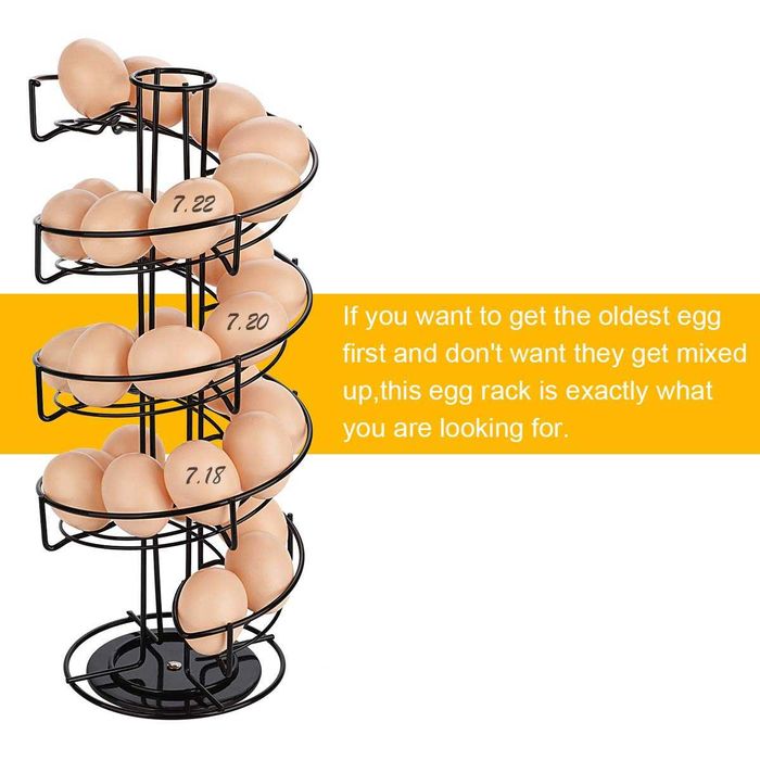 Органайзер Поставка за яйца Спирална поставка за съхранение