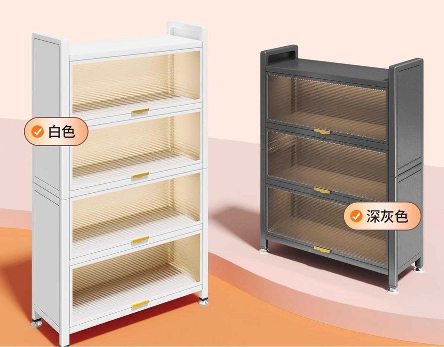 Металлический книжный шкаф Каидия – подъемными дверцами эколого-чистый