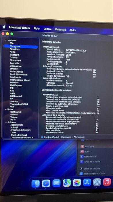 MacBook Air 13, M3, 8 GB, 256 GB SSD, Midnight