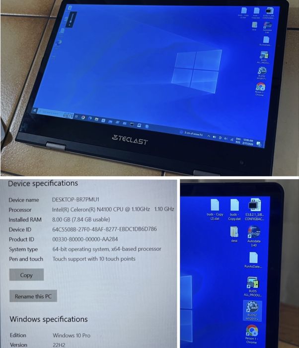 Laptop Teclast Notebook F15 Plus / 8 GB Ram / Stare Nouă ! Variante !