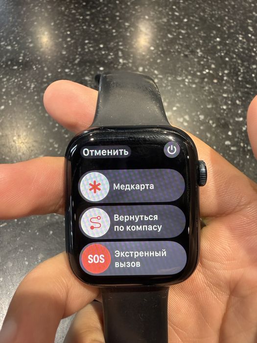 Apple Watch Series 7 45мм черный