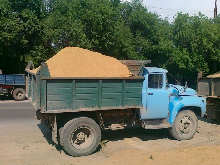 Песок,щебень,гравий,отсев,ЗИЛ