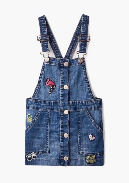 Джинсовый сарафан для девочки