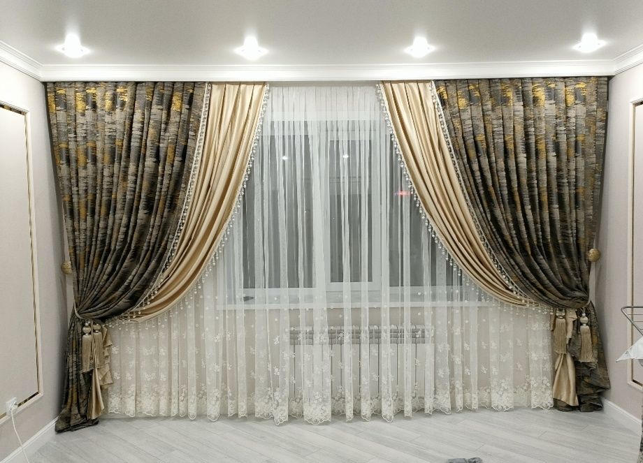 Штор и тюль для гостиной