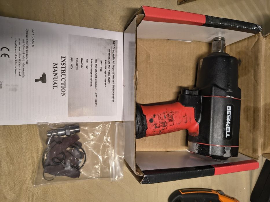 BESWELL® 3/4-инчов пневматичен ударен гайковерт с реална максимална мо