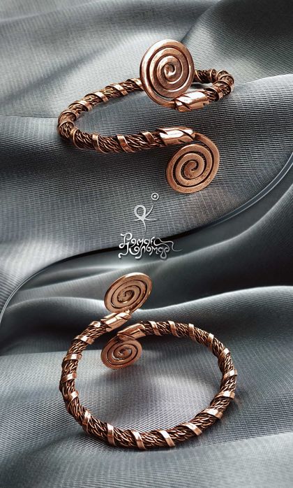 Авторские украшения из меди, ручной работы