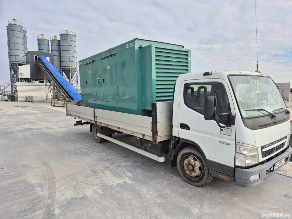 Inchiriere generator electric 300kVA pe camion