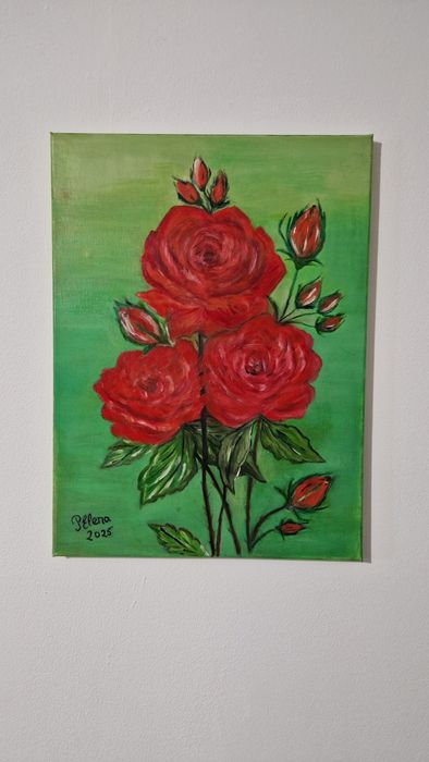 Vând picturi acrilice/ulei pe pânză sau canvas