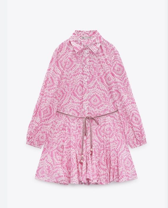 Zara рокля с колан