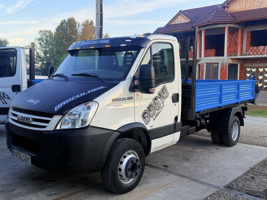 Vand iveco Daily 65c15-Basculabil pe cutie 6,5t- Spania-