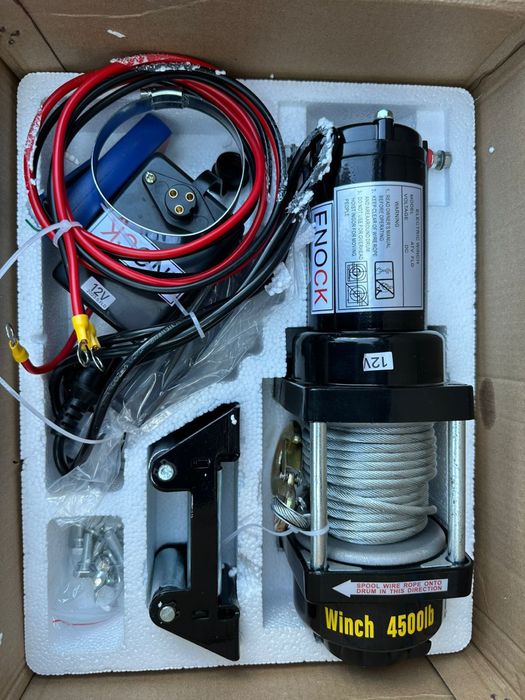 Лебедка 12 вольт для эвакуатор 24 вольт