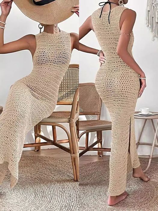 Платье сетка на пляж