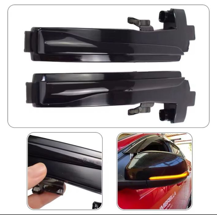 Динамични LED Бягащи Мигачи за VOLVO S60, S80, V40, V60, V70