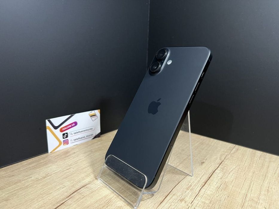 Iphone 16 Plus 128Gb Black Second-Hand Bun 3 ani garanție, Telefoane M