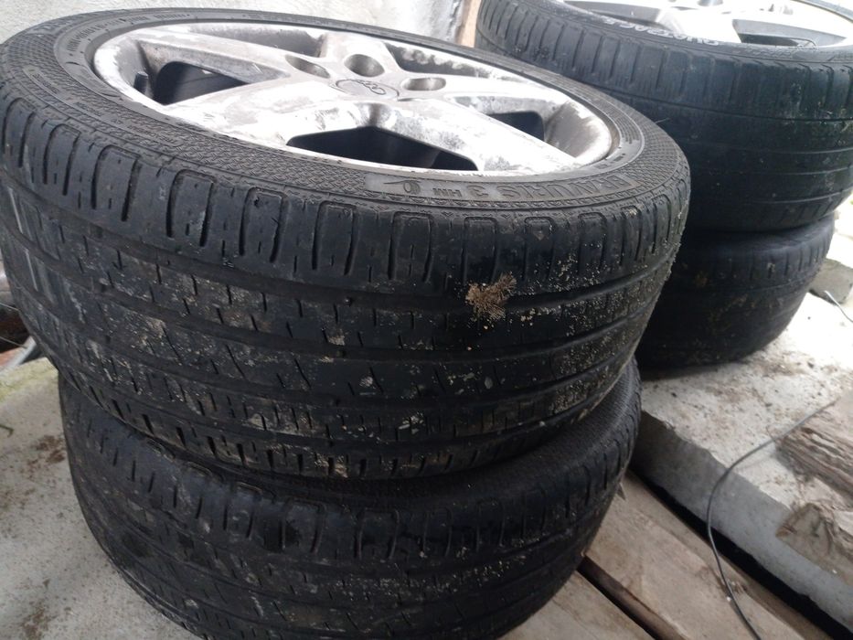 Vând jante audi cu tot cu cauciucuri