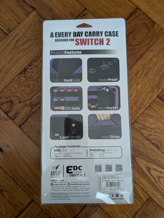 Husa Savage Raven EDC Nintendo Switch 2