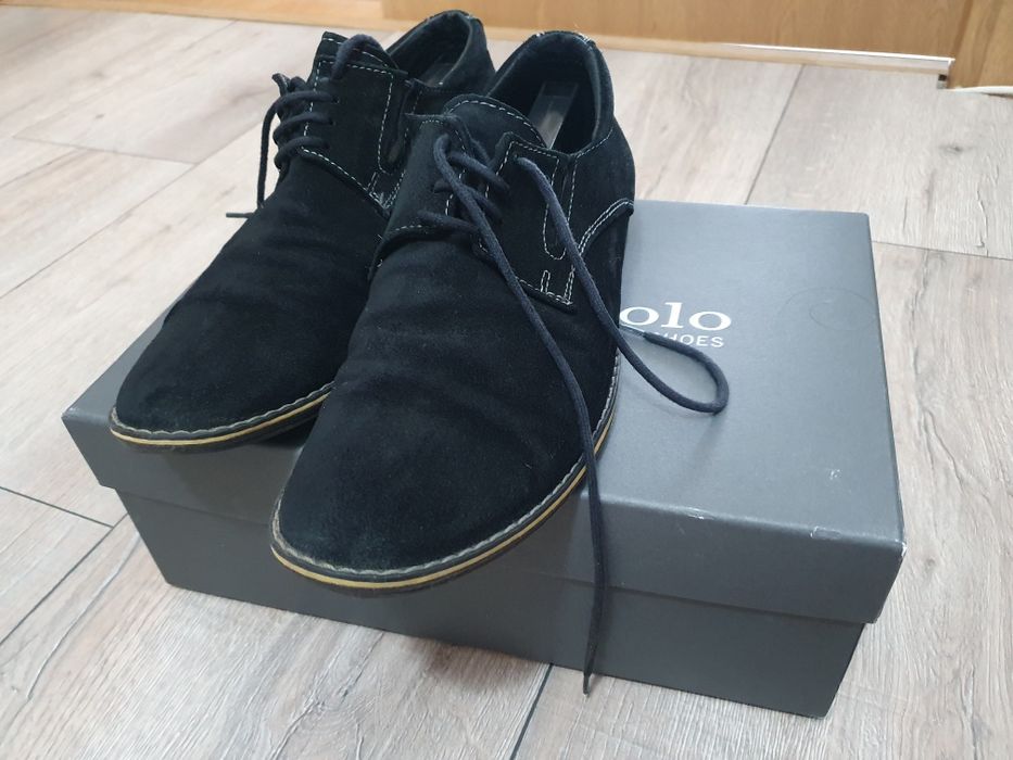 pantofi piele intoarsa barbati