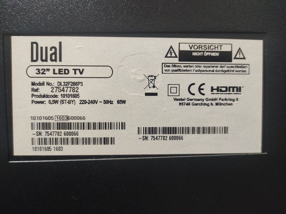 Tv led Smart Dual 81 cm
