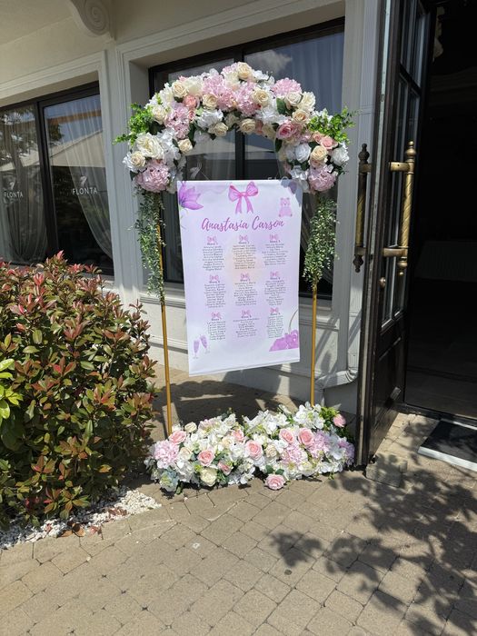 Decor nunta /botez /arcada baloane /arcada flori