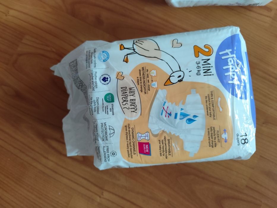 Happy doua pachete scutece copii Nr 2