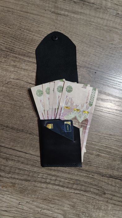 Кошелек мужской | Портмоне | Ручная работа | Кошелек кожаный