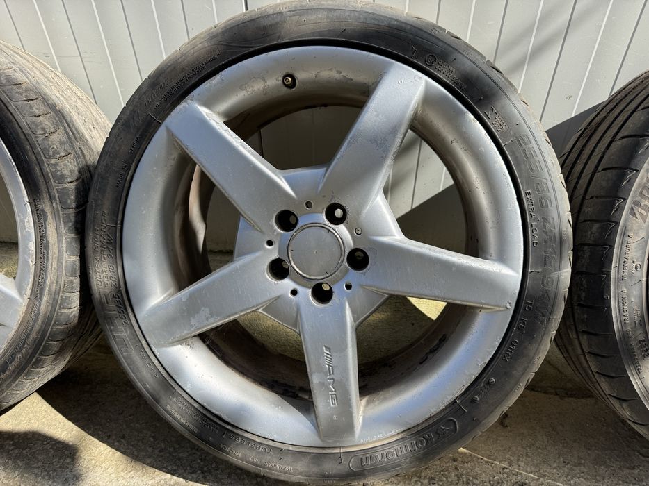 4 броя 18ки джанти CLK AMG спорт пакет 7.5J ET37 на 8.5J ET30 Mercedes