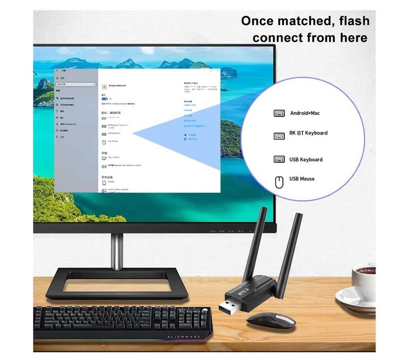 Bluetooth адаптер v5.3 (150 метров)