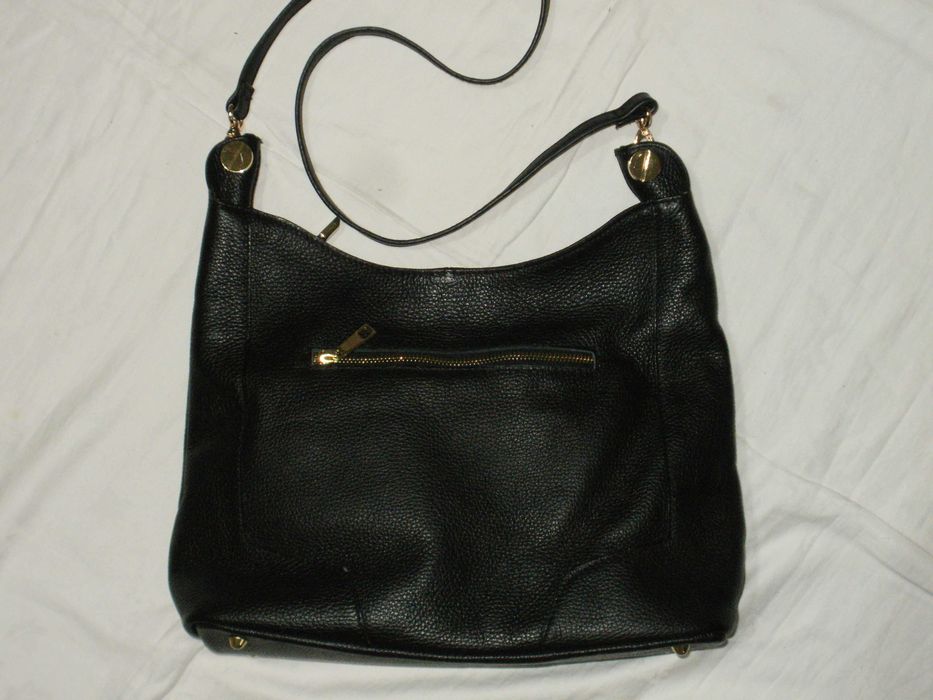 нова черна дамска естествена кожа