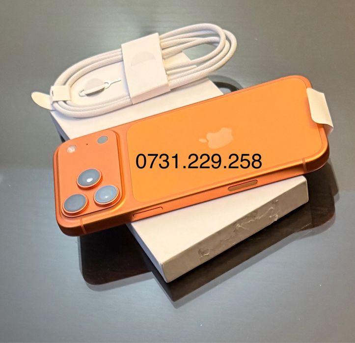 iPhone 17 PRO MAX 256GB 5G CA SIGILAT ! GARANTIE ! Orange Portocaliu