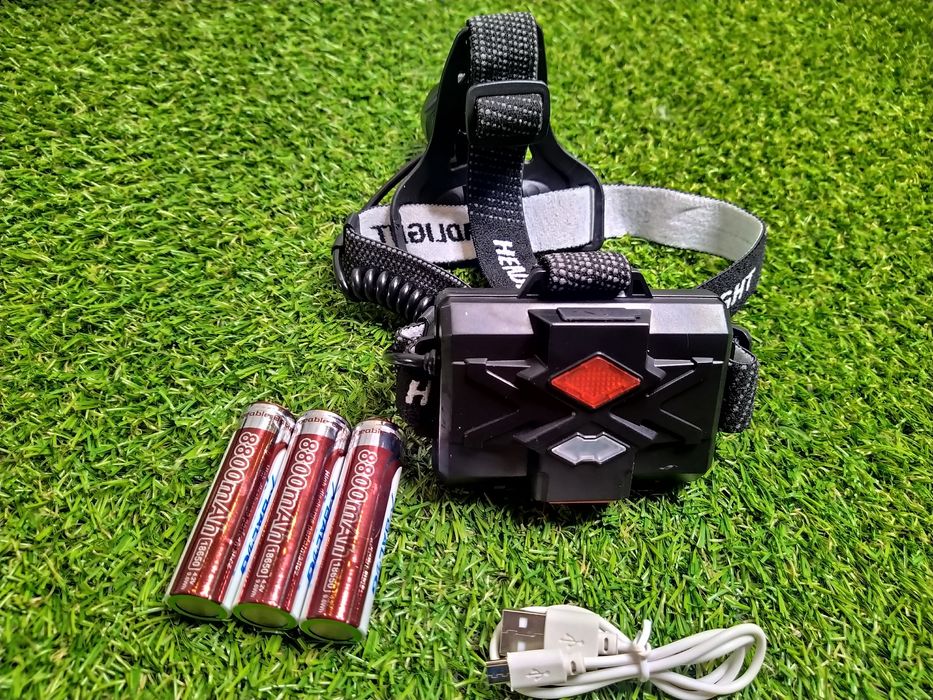 XHP100 - Lanterna de cap Puternica cu LED cu 9 nuclee OFERTA!