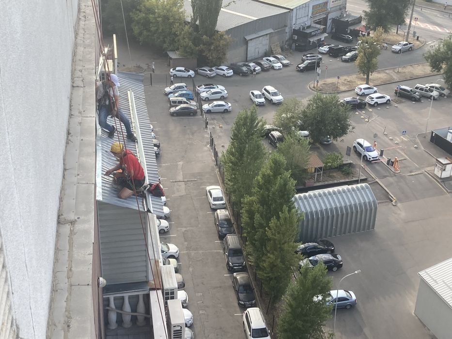 Промышленные альпинисты!