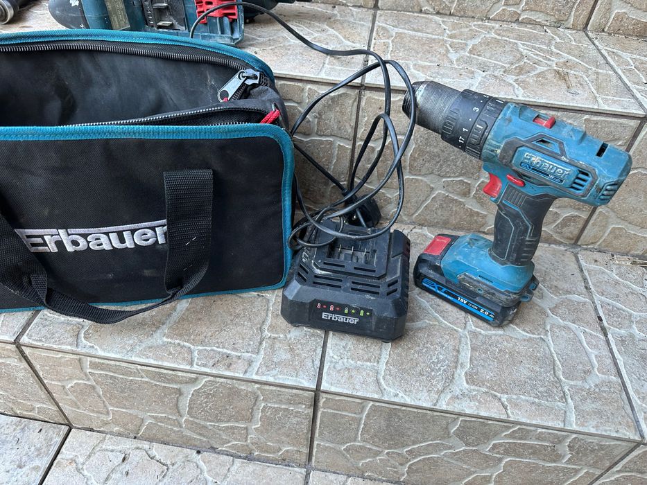 Bormașină filetanta Erbauer  / percuție originală import Germania