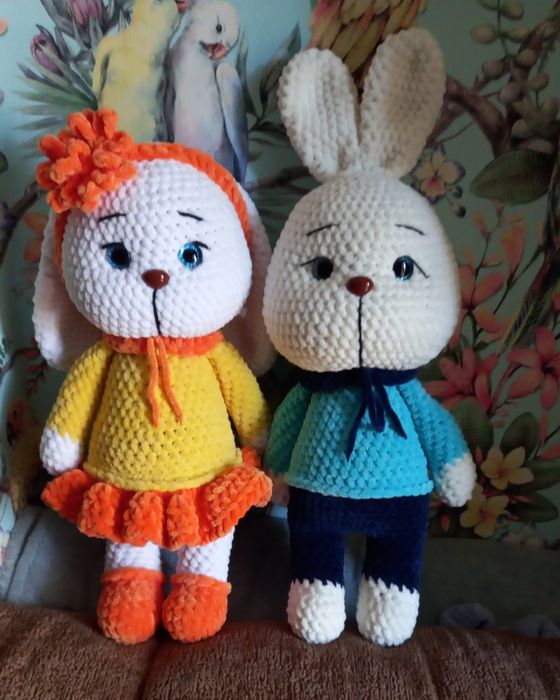 Вязанные игрушки ручной работы