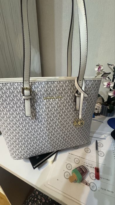 Сумка черная белая черная