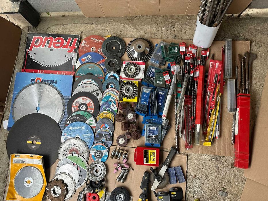 Discuri panze perii spirale dalte carote freze rulete clesti placute